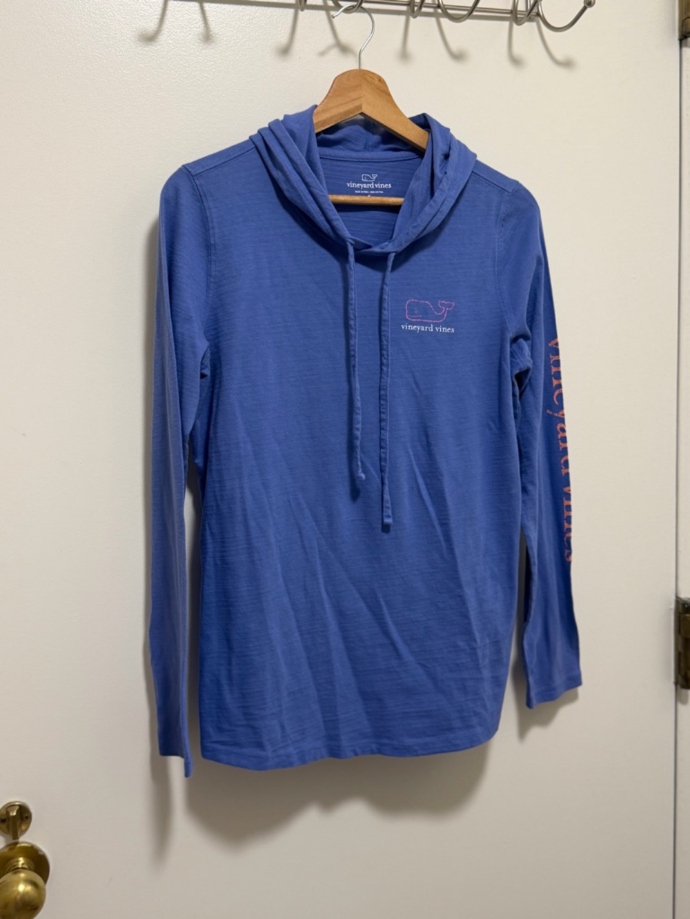 Vineyard Vines Blue Long-Sleeve Tee size S 100% cotton